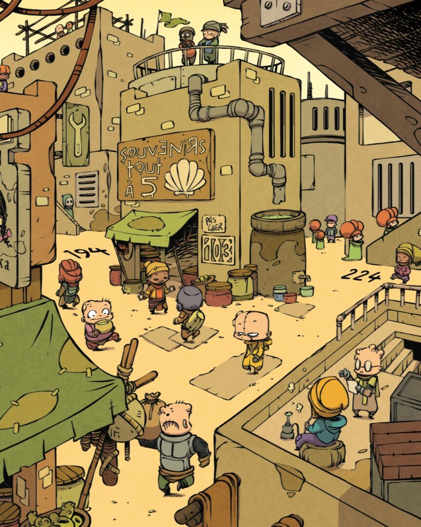 Case extraite de l'une de nos prochaines BD dont vous êtes le héros, tirée de l'univers…